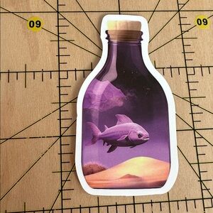 💜13/$13 +Bundle Sticker Sale | Aesthetic Fish Waterproof Sticker